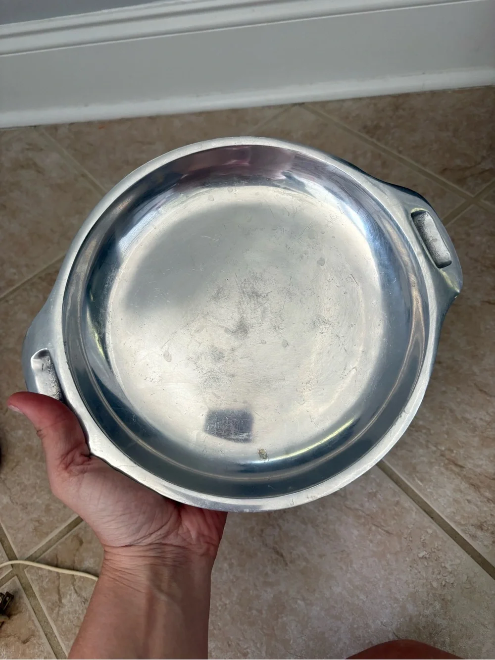 Nambe #20 Metal Heavy Aluminum Dutch Oven Roaster Casserole Pot w Lid